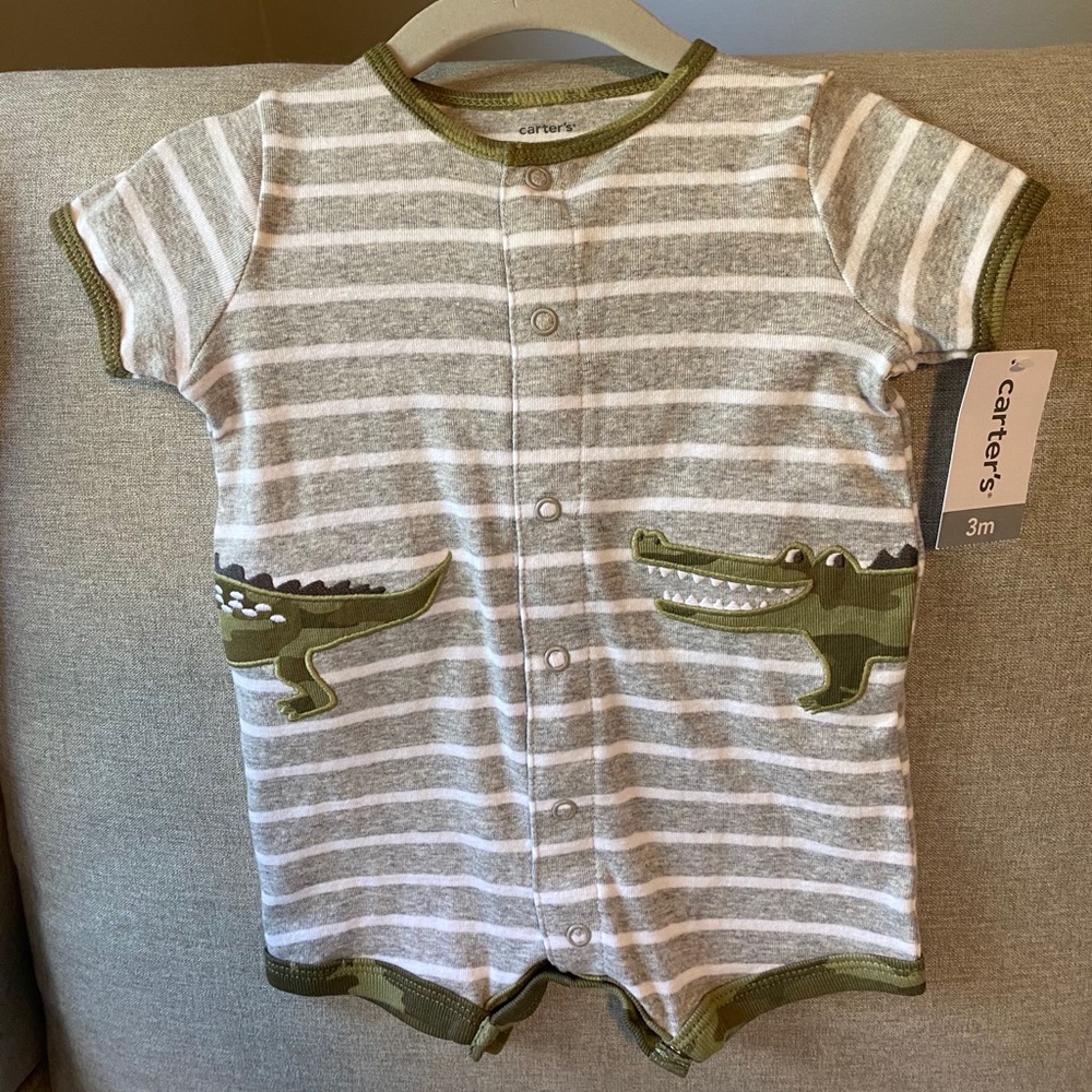 Carter’s Alligator Romper (3 months)